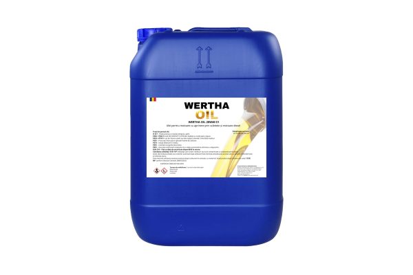 20W40 S1-BIDON WERTHA OIL 20W40 S1- Ulei de motor+ CADOU 1 BIDON ADITIV” MOTOR HELP”