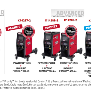 PROMOTIE DUCTIL Promotie POWERTEC i C PACK- DUCTIL/LINCOLN ELECTRIC
